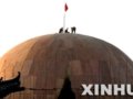 白马寺印度风格佛殿主体工程封顶(图)