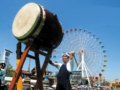 日本大鼓休博园内助兴