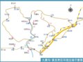 九寨沟黄龙景区环线交通图