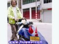 加拿大壮汉徒步来华看奥运（图）
