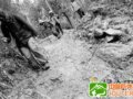 成都17驴友受困老乡一根绳子牵下山