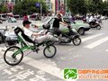 郑州市民DIY设计的拉风躺车