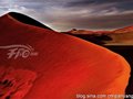 纳米比亚倒影 最“妖艳”的纳米布沙漠