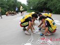 扎兰屯漂流节暨中国英雄山地户外挑战赛开赛