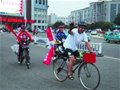 北京奥运火炬手要骑车去伦敦
