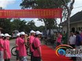 海口高考学子骑游慢行 倡导绿色环保低碳出行