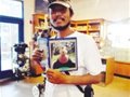 中国留学生徒步横穿美国抵加州 途中多次遇险