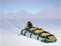 滑雪意外救助利器-可充气雪橇