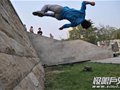 跑酷达人冬季闯关赛场飞扬
