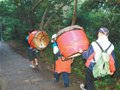台湾观音山揹水队元旦呐喊祈福 200人攻顶（图）