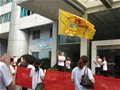 烈日炎炎徒步毅行 株洲日报社2012向前冲活动举行