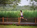 奥森公园成为北京跑步圣地 老手喜欢去北园