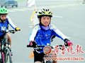 23名台湾孤儿骑行到泰安