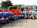 成都老体协骑游队参加千人万公里绿道骑游活动