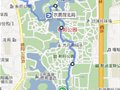 朝阳公园南门至蓝色港湾徒步线路