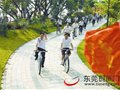 道滘500名“骑士”畅游绿道